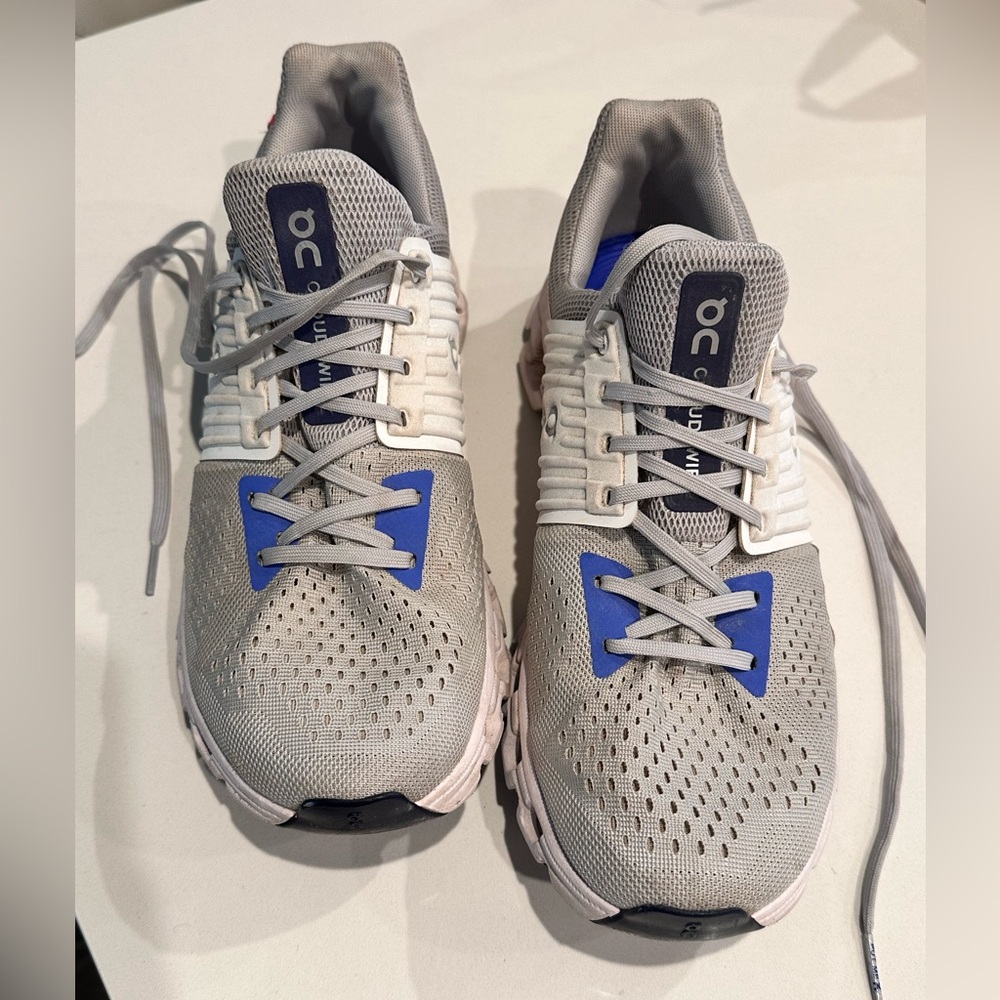 On Running Men's Gray and Blue Sneakers
